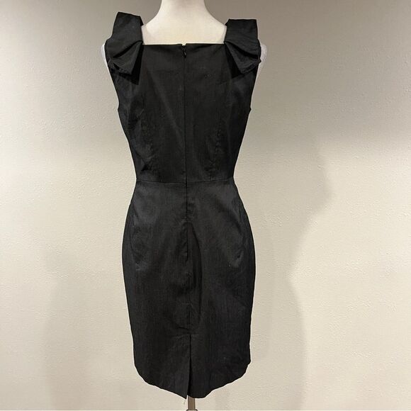Banana Republic charcoal color fitted Sleeveless Dress size 6 - Picture 7 of 15